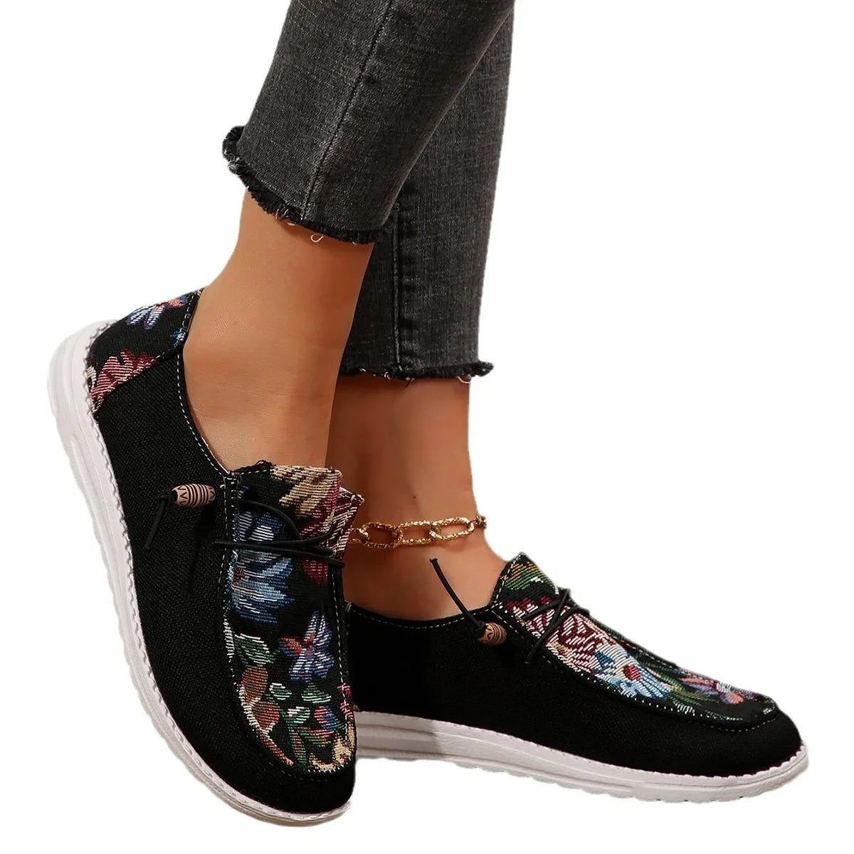 Women's Flat Slip-on Casual Single Shoes Trend Walking Sneakers Women Autumn Soft Sole Outdoor Shoes New Loafers Zapatos Mujer