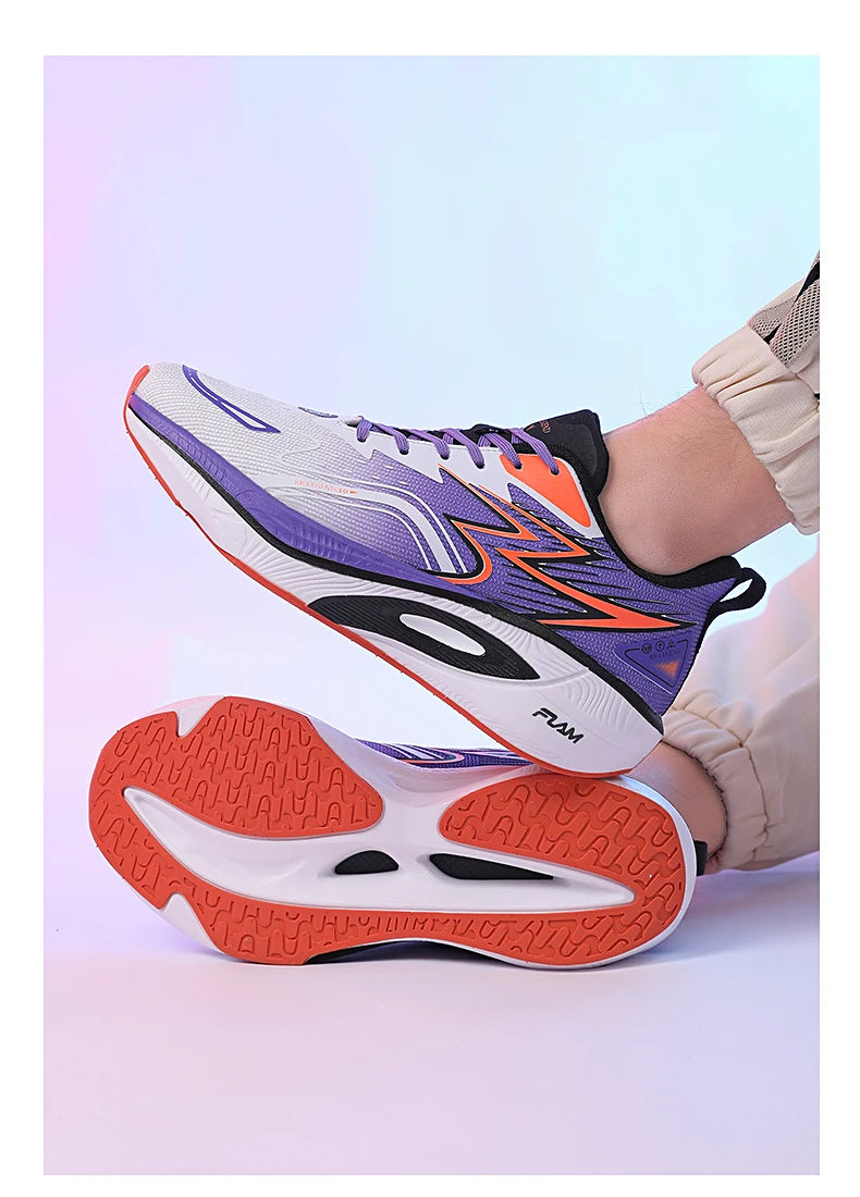 Running Sneakers Men Lightweight Breathable Wear-Resistant Carbon Plate Shoes Comfort Marathon Athletic Sports Shoes for Man