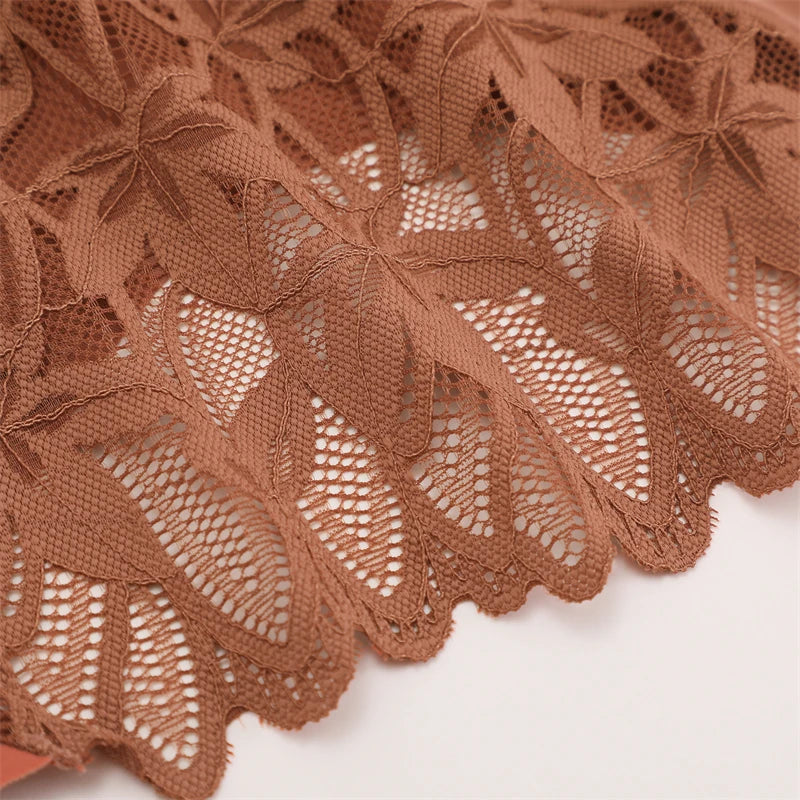 FINETOO 3Pcs Women Lace Floral Underwear Seamless Stretch Panties Sexy Hollow Out Low-Waist Briefs High Quality Comfort Lingerie