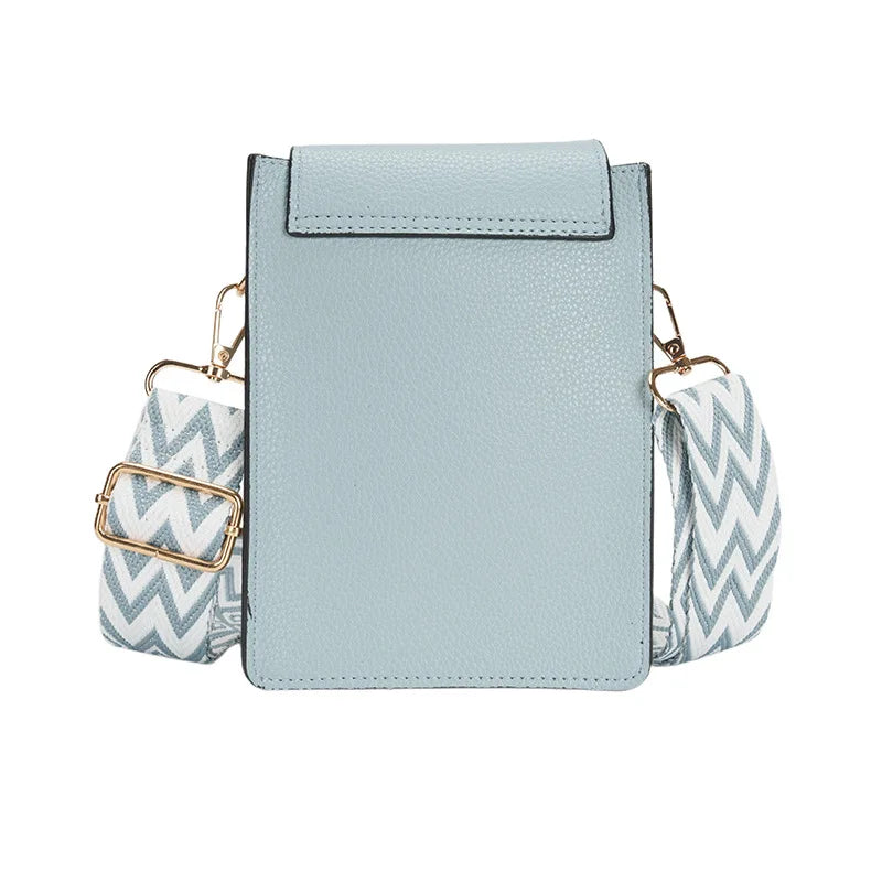 Multi-Card Slot Mobile Phone Bag Women's Niche Single Shoulder Thin Crossbody Bag Simple Multi-Functional Adjustable Shoulder Strap Large Capacity