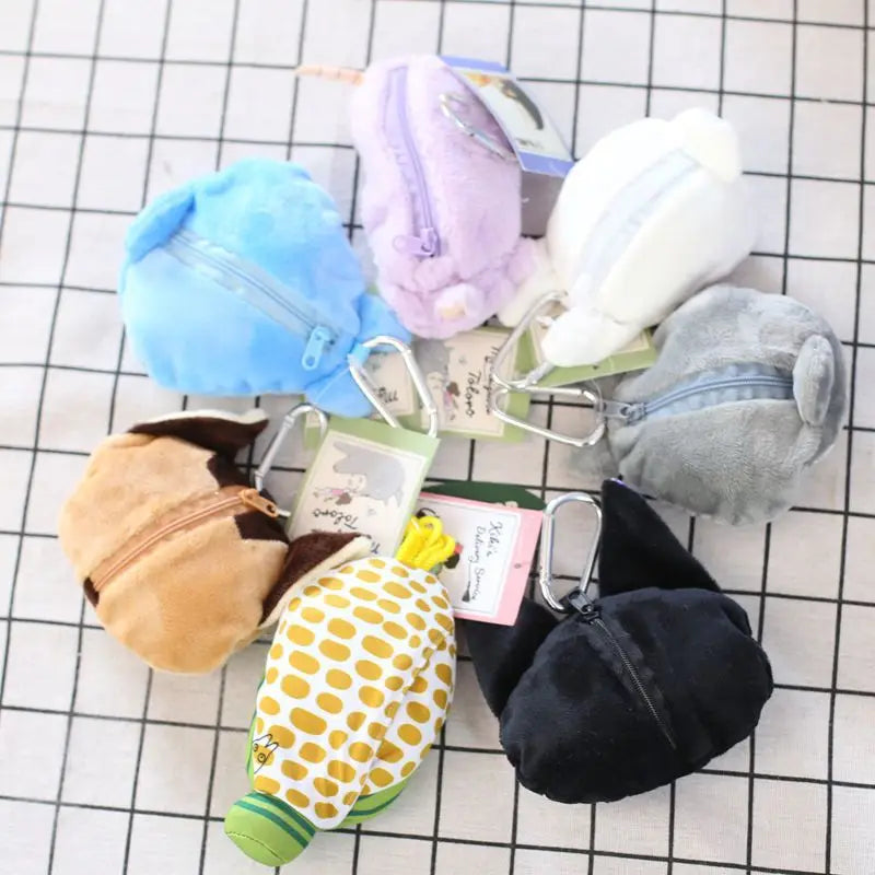 Anime Cartoon Foldable Shopping Bags Thick Nylon Large Tote Reusable Polyester Portable Shoulder Women's Handbags Folding Pouch