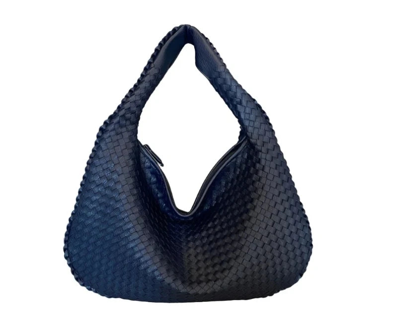 Women's woven handbag commuter bag