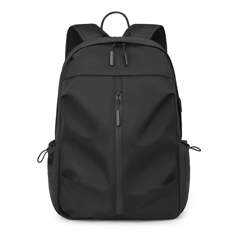Boys' school backpack, university backpack, waterproof and lightweight black backpack, casual day bag, boys' and girls' backpack