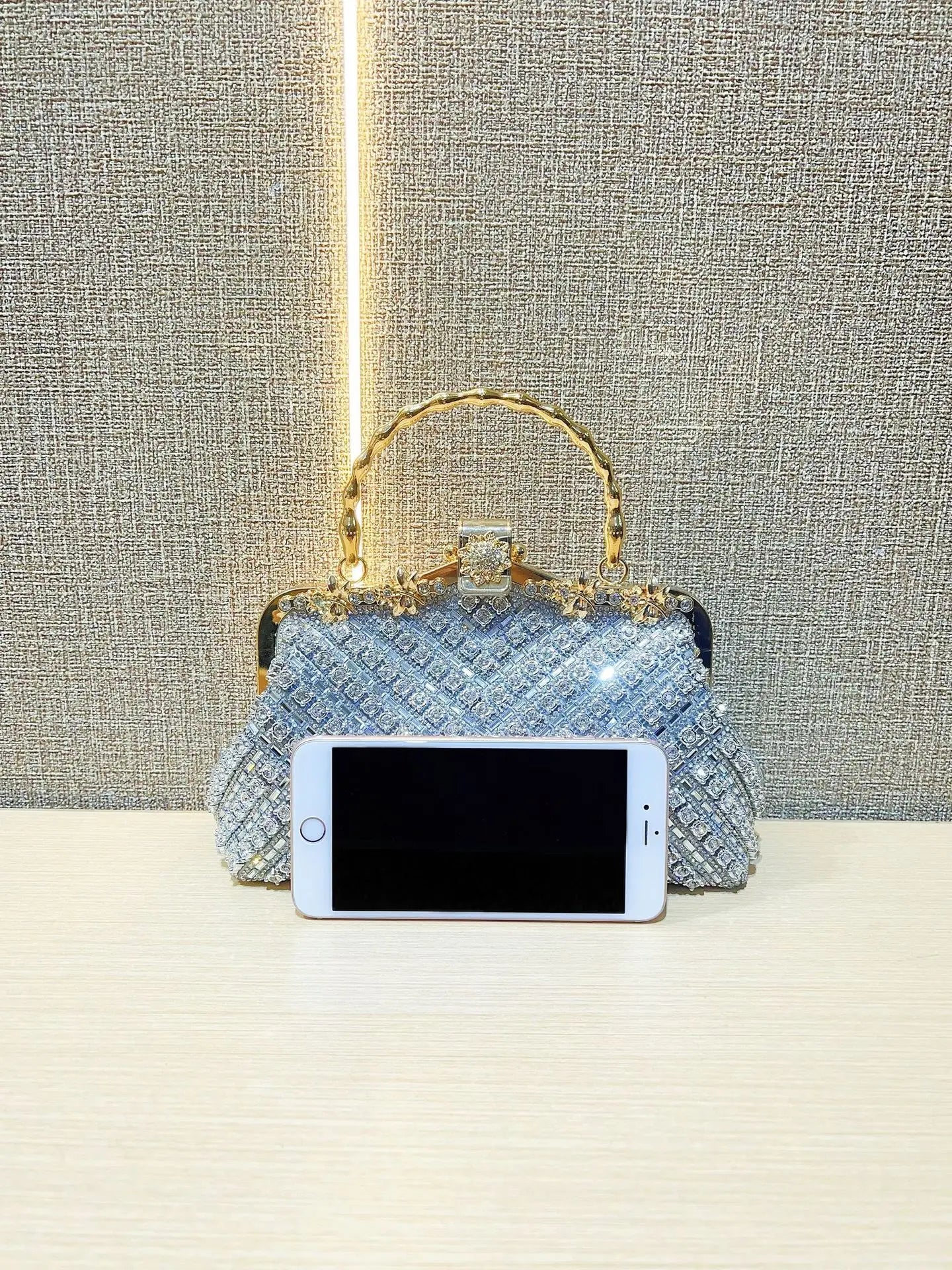 Luxury Crystal Shiny Rhinestones Diamonds Evening Bag Women Glitter Handbag Wedding Party Clutch Purse Shoulder Bag 2025 New