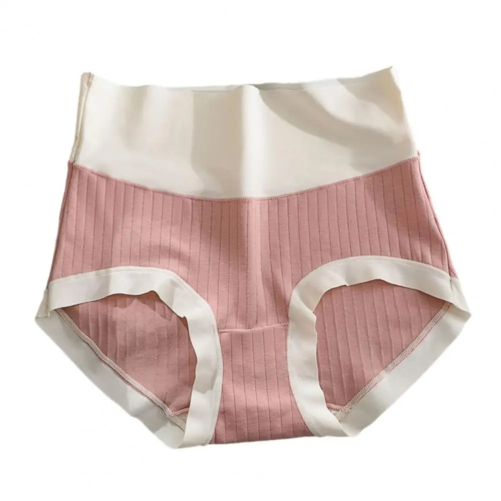 Seamless Ice Silk Jacquard Underwear Seamless High Waist Women's Panties with Tummy Control Butt-lifting Features Soft for Quick