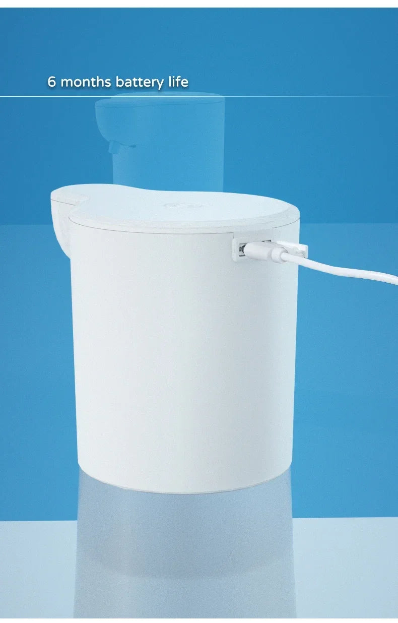 Automatic Sensor Foam Dispenser Touchless Type-C Charging Capacity Smart Liquid Soap Dispenser Infrared Sensor Soap Dispenser