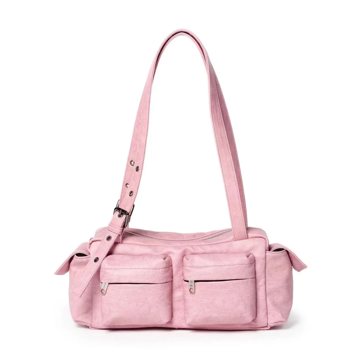 NEW Korean Star's Same Crossbody Bag Samoondoh Trendy Cool Motorcycle Bag Designer Y2K Handbags Casual Single Shoulder Bags