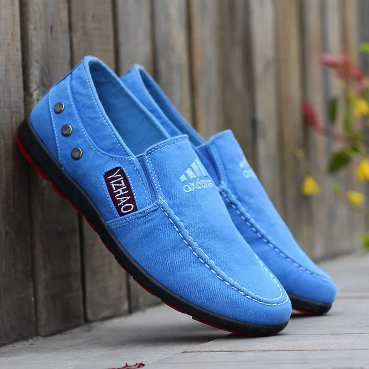 Men Shoes Casual Walking Flats Slip-on Canvas Shoes Spring Summer Breathable Lightweight Loafers Male Sneakers Zapatos De Hombre