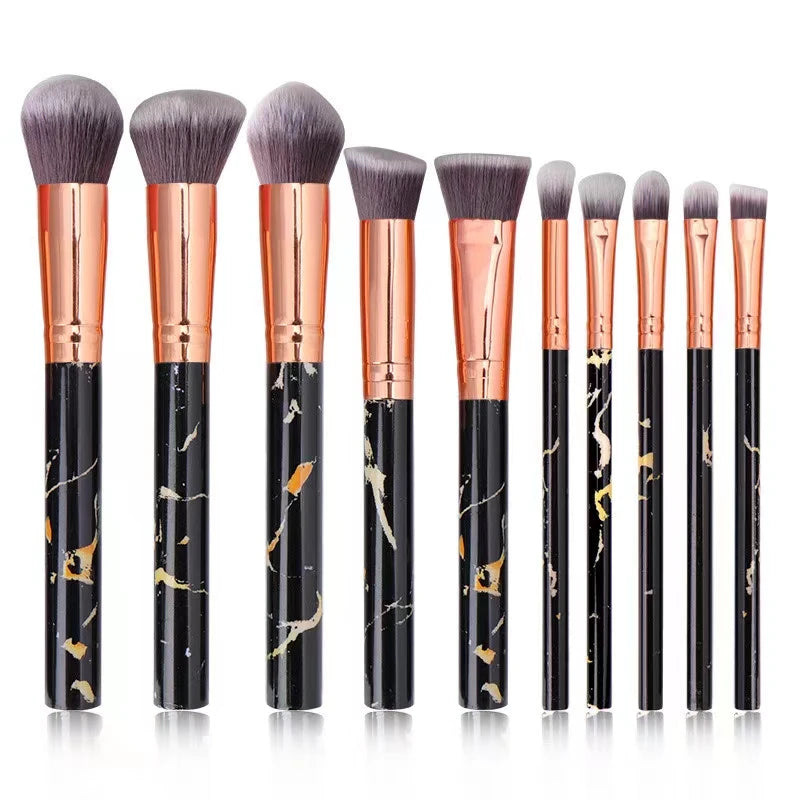 20/10/8/6Pcs Makeup Brushes Set Professional Plastic Handle Soft Synthetic Hair Powder Foundation Eyeshadow Brush Make Up Tools