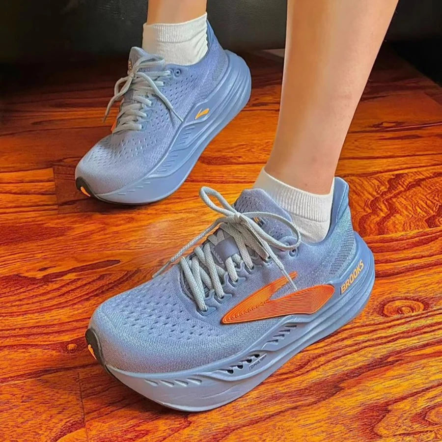 2025 BROOKS Men's Glycerin Max Casual Sneakers Shoes Suitable for Sports Training Non-slip Wear Breathable Cushioned Shoes