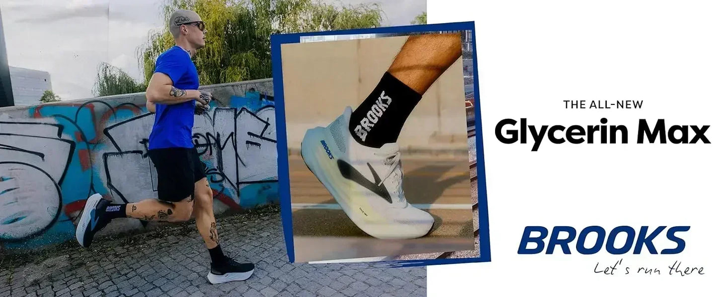 2025 BROOKS Men's Glycerin Max Casual Sneakers Shoes Suitable for Sports Training Non-slip Wear Breathable Cushioned Shoes