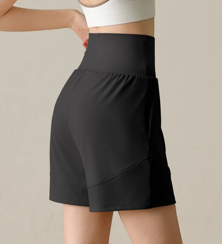 Women's Loose Fitting Slimming Nylon Sports Capris, Casual Fitness Training Pants, Running Pants, Cycling Short, Summer