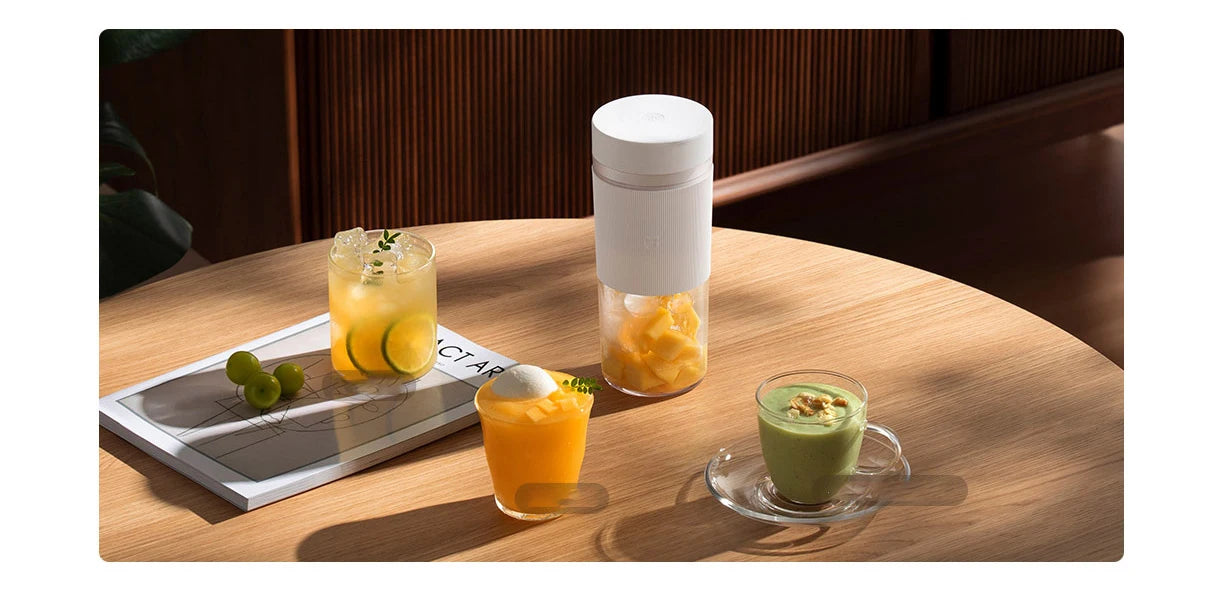 XIAOMI MIJIA Portable Blender 2,40S Quickly Squeeze Juice,19500 rpm,300ML Capacity Mixer Juicer Machine,PCTG Cup Body Blenders