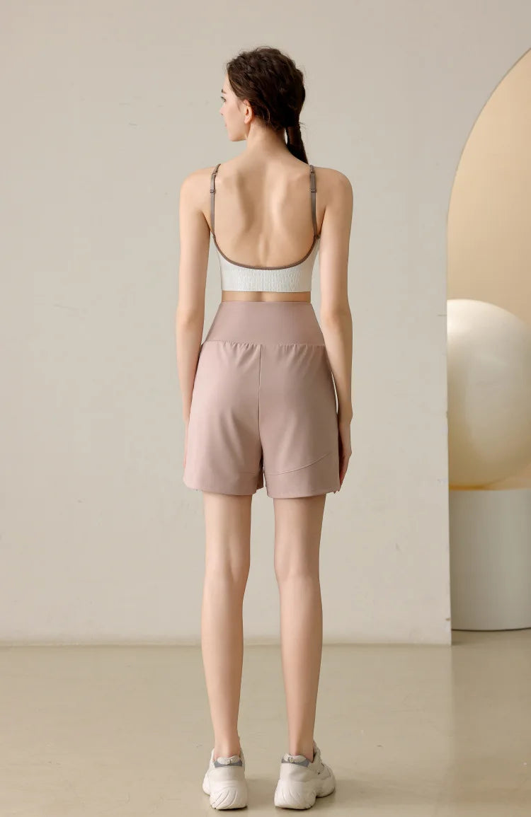 Women's Loose Fitting Slimming Nylon Sports Capris, Casual Fitness Training Pants, Running Pants, Cycling Short, Summer