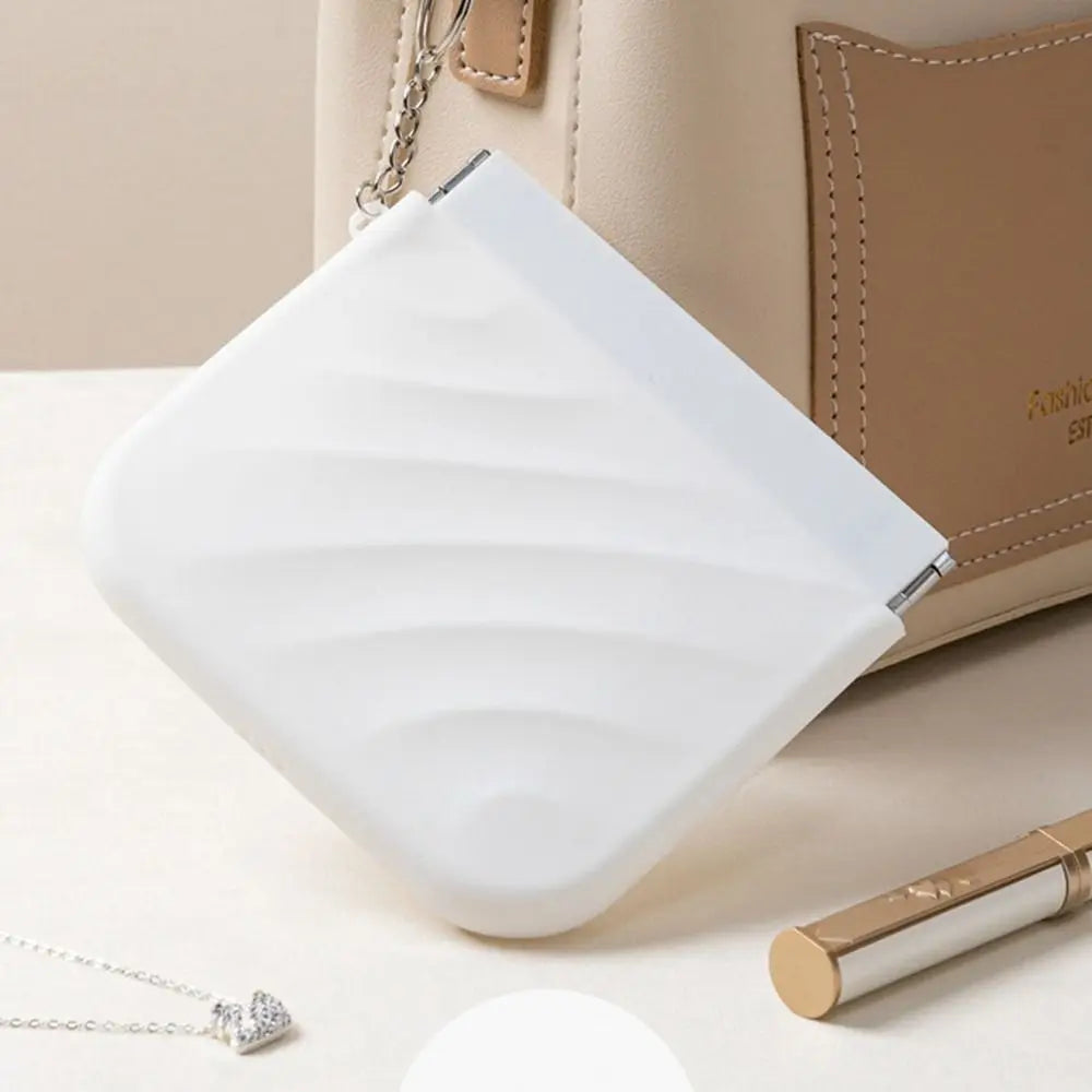 Silicone Mini Cosmetic Bag Makeup Bag Travel Supplies Lipstick Storage Bag Self-closing Storage Bag Coin Bag Change Storage