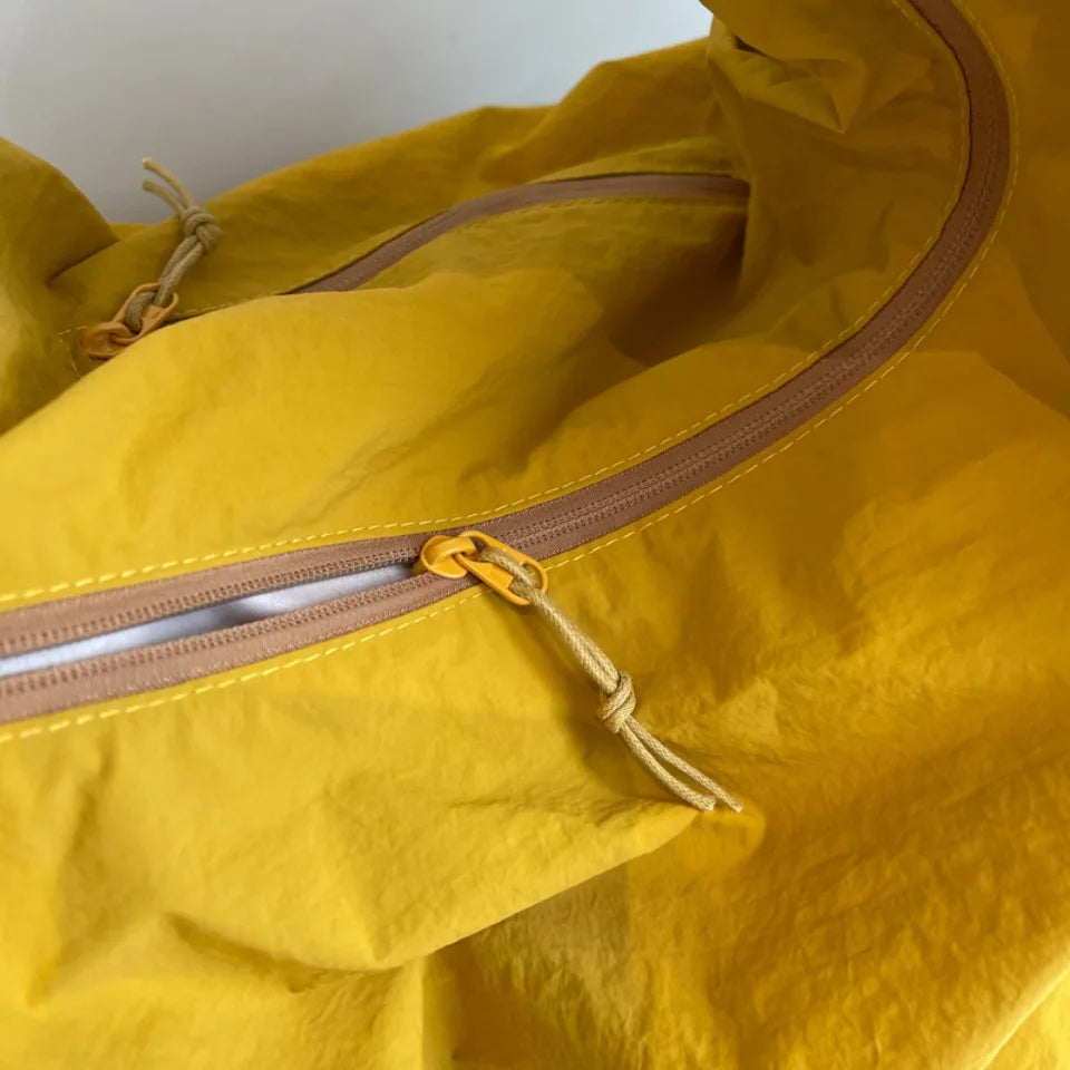 Japanese Fashion Casual Nylon Tote Bag Women 2025 New Style Trend All-match Large Capacity Underarm Bag Commuter Shoulder Bag