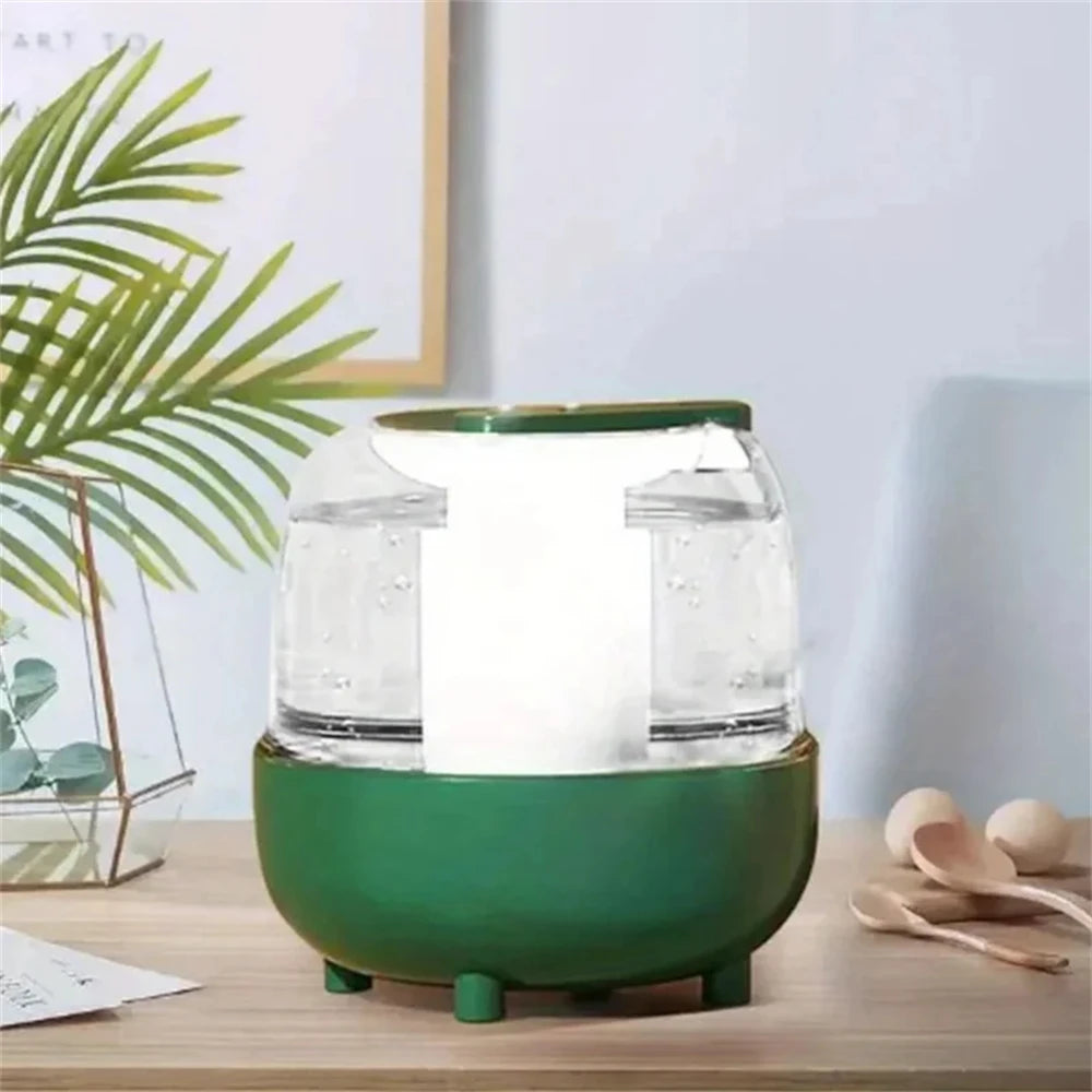 4L Air Humidifier 2 Spray Nozzle Mode Mist Maker Perfume Aroma Diffuser Home Office Large Capacity Color Night Light Purifier