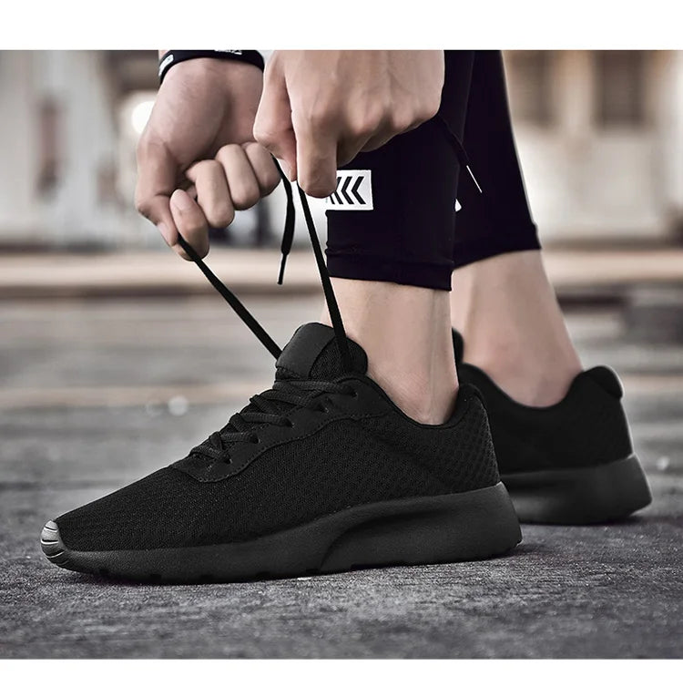 Spring New Men Casual Shoes Lace up Men Shoes Lightweight Comfortable Breathable Walking Sneakers Tenis Feminino Zapatos