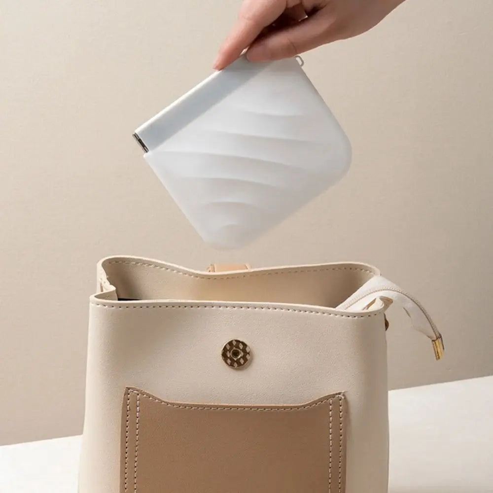 Silicone Mini Cosmetic Bag Makeup Bag Travel Supplies Lipstick Storage Bag Self-closing Storage Bag Coin Bag Change Storage