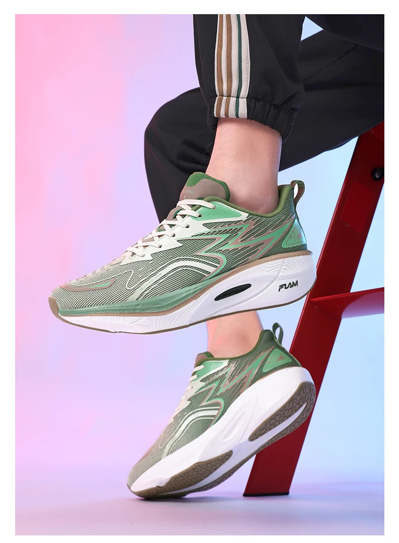 Running Sneakers Men Lightweight Breathable Wear-Resistant Carbon Plate Shoes Comfort Marathon Athletic Sports Shoes for Man