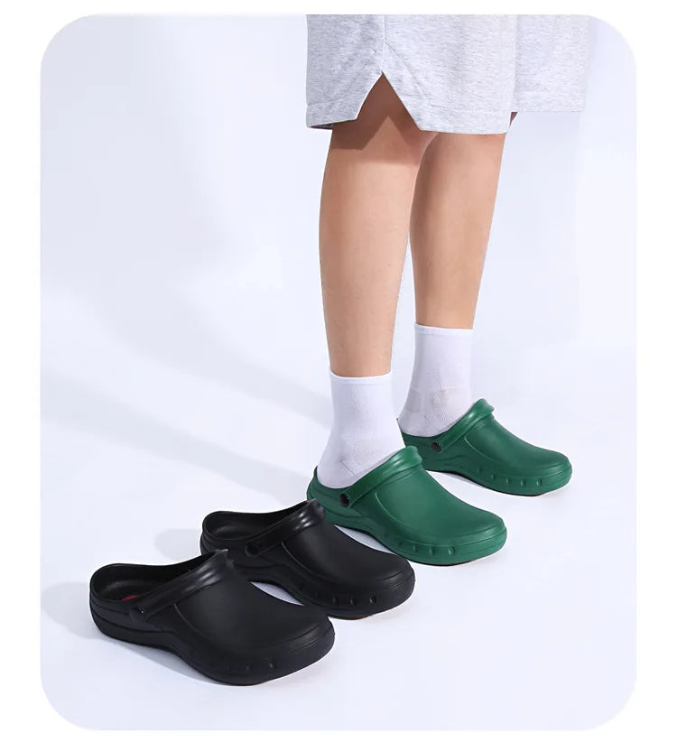 Chef Shoes Lightweight and Slip-resistant EVA Sandles for Doctors Nurses in Hospitals and Labs