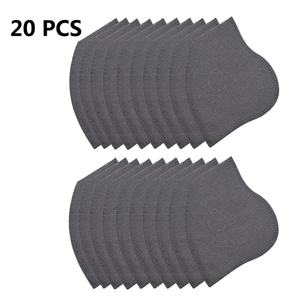 New Cycling Face Mask with Filter Goggles Dust Mask Sport Washable Reusable Facemask for men Bandana Actived Carbon Filters