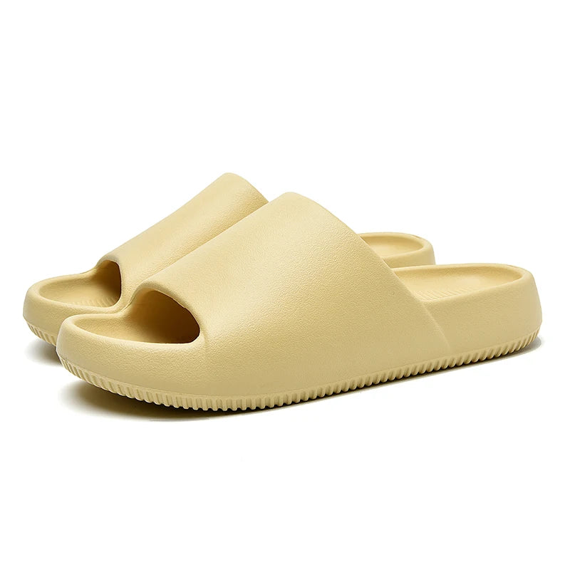 Summer Men Women Slippers EVA Platform Outdoor Comfortable Simple Design Beach Sandals Clogs Casual Indoor Slippers For Couple