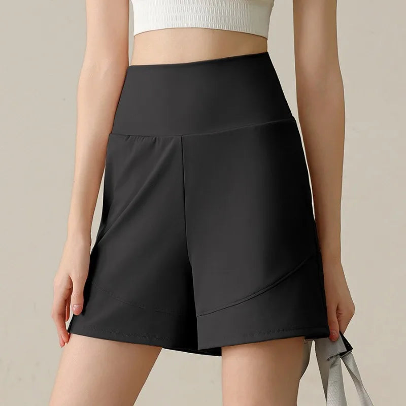 Women's Loose Fitting Slimming Nylon Sports Capris, Casual Fitness Training Pants, Running Pants, Cycling Short, Summer