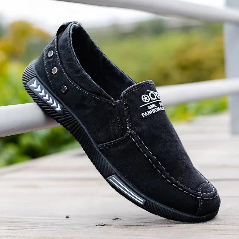 Men Shoes Casual Walking Flats Slip-on Canvas Shoes Spring Summer Breathable Lightweight Loafers Male Sneakers Zapatos De Hombre