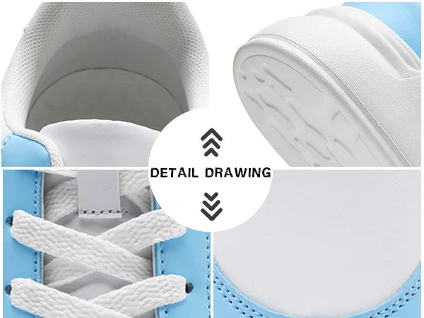 Casual skate shoes for men; versatile fashion shoes for men; casual thick-soled height-increasing shoes for men