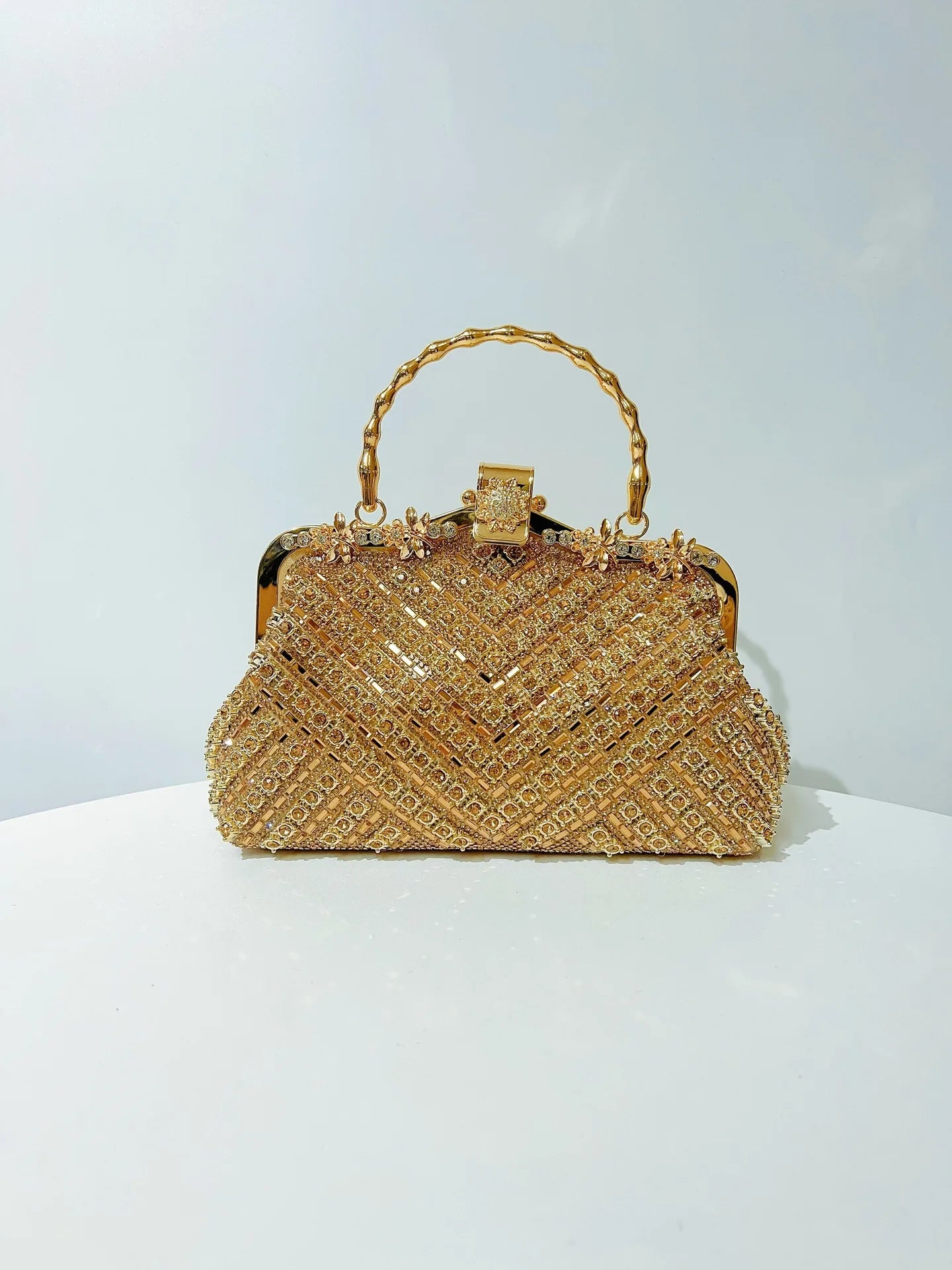 Luxury Crystal Shiny Rhinestones Diamonds Evening Bag Women Glitter Handbag Wedding Party Clutch Purse Shoulder Bag 2025 New