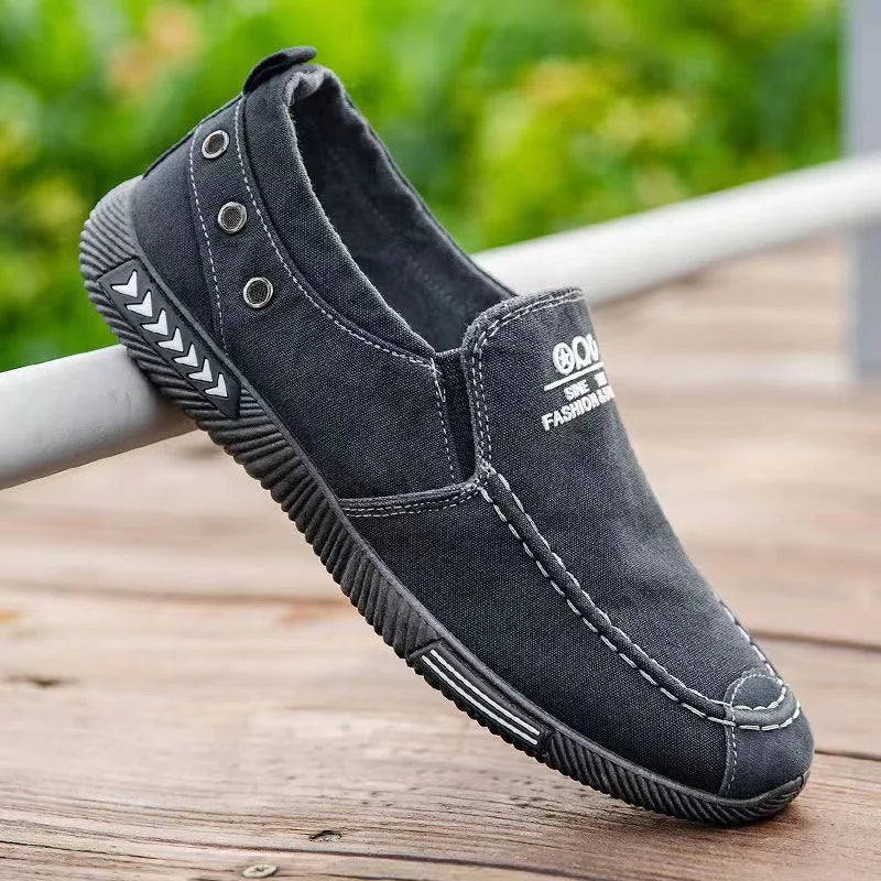 Men Shoes Casual Walking Flats Slip-on Canvas Shoes Spring Summer Breathable Lightweight Loafers Male Sneakers Zapatos De Hombre