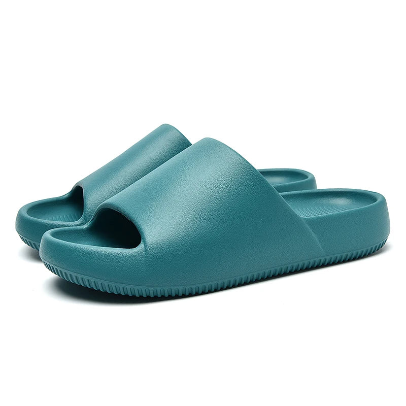 Summer Men Women Slippers EVA Platform Outdoor Comfortable Simple Design Beach Sandals Clogs Casual Indoor Slippers For Couple