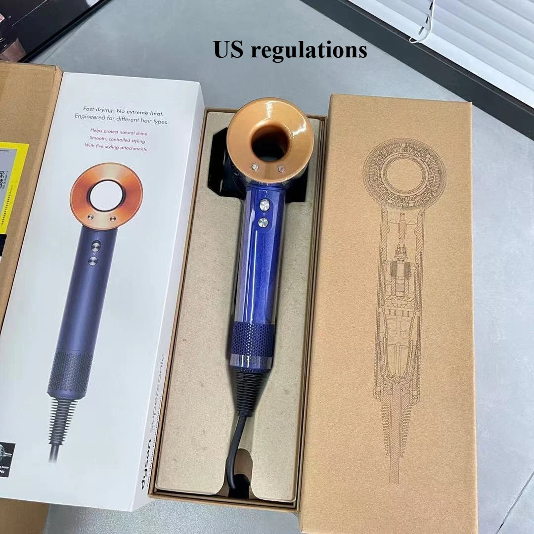 High version hair dryer household negative ion hair care quick drying strong silent large air volume women's hair dryer gift