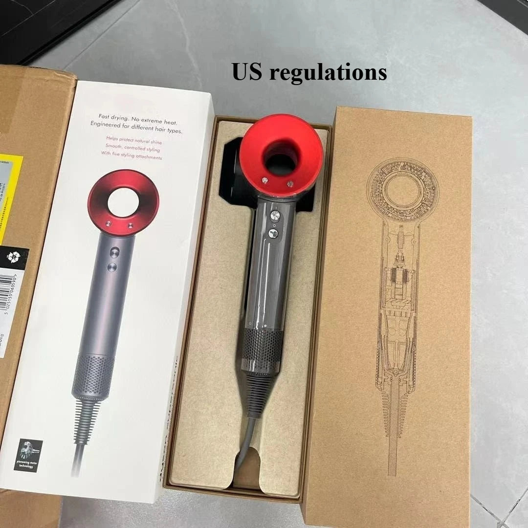 High version hair dryer household negative ion hair care quick drying strong silent large air volume women's hair dryer gift