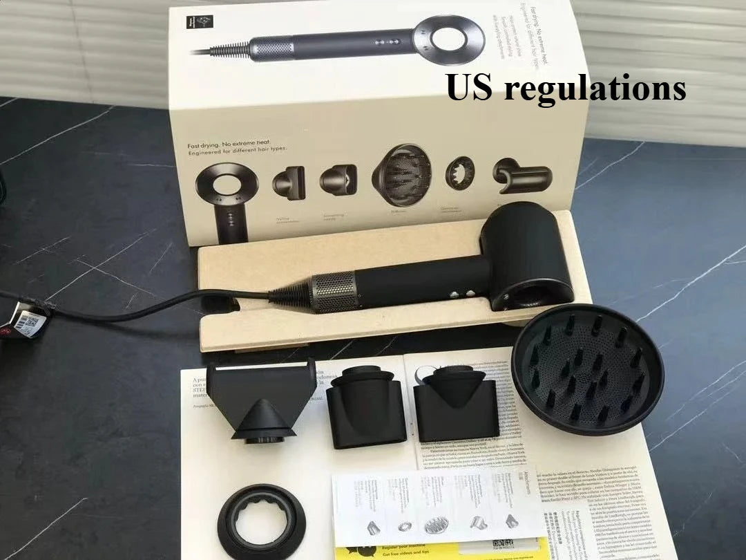 High version hair dryer household negative ion hair care quick drying strong silent large air volume women's hair dryer gift