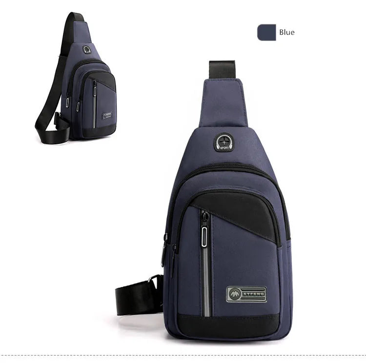 anti theft chest bag travel bag passport case mini crossbody bags for men mountain sports shoulder bag boy keys Mobile phone bag