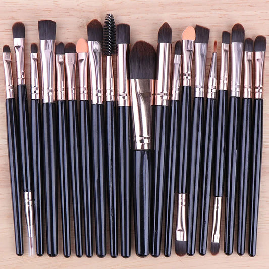 20/10/8/6Pcs Makeup Brushes Set Professional Plastic Handle Soft Synthetic Hair Powder Foundation Eyeshadow Brush Make Up Tools