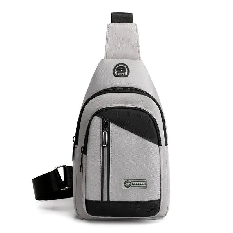 anti theft chest bag travel bag passport case mini crossbody bags for men mountain sports shoulder bag boy keys Mobile phone bag