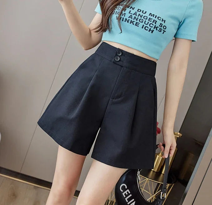 Loose Female Short Pants Jorts Baggy Women's Shorts Outdoor Flowy Casual Luxury Fashion Clothing 2024 Elegant New In To Wear Hot