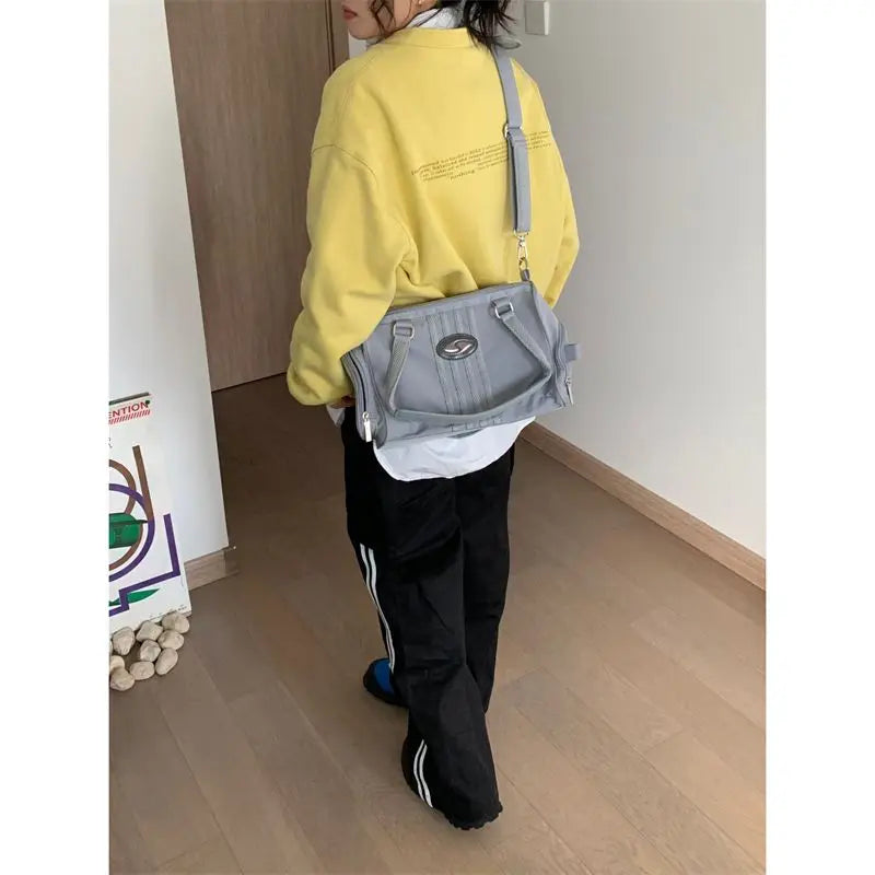 Tote Bags Sports Bolso Mujer Nylon High-capacity Womens Handbags Vintage Cargo Shoulder Crossbody  Casual Y2k Luxury Bag