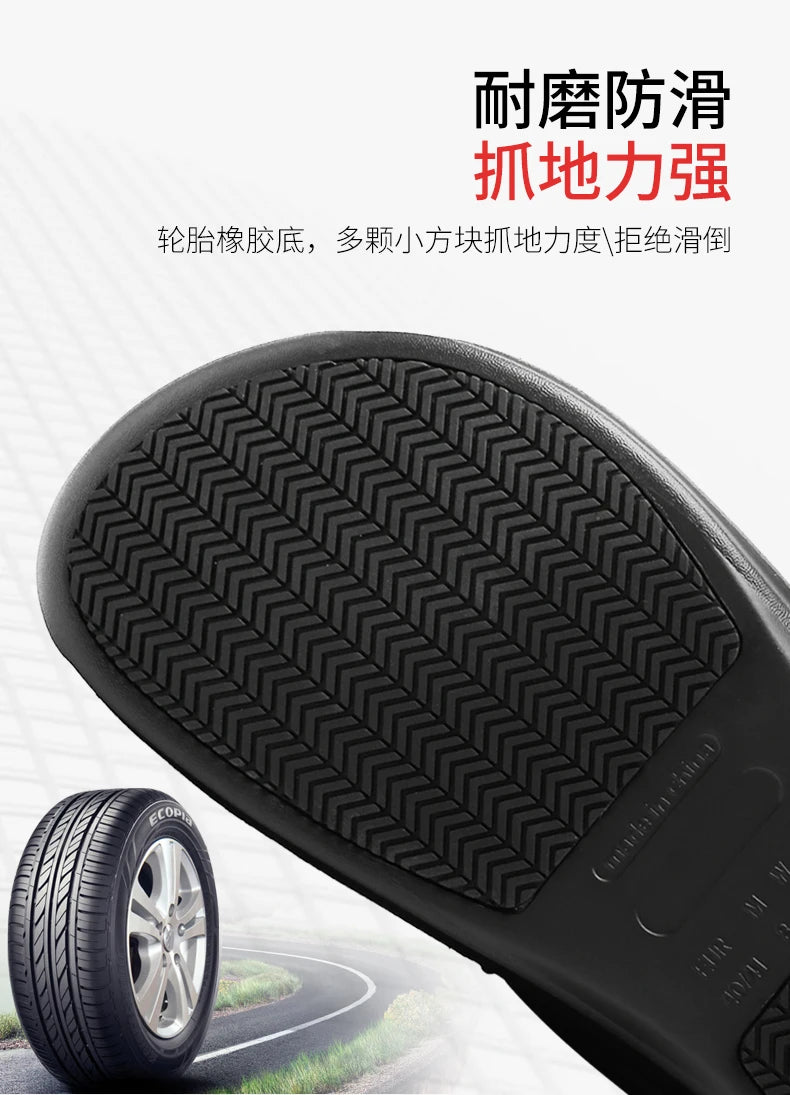 Jumpmore Safety Shoes Non-slip Oil-resistant Men Shoes Wet Places Hospital Working Shoes Kitchen Bathrooms Shoes Size 38-48