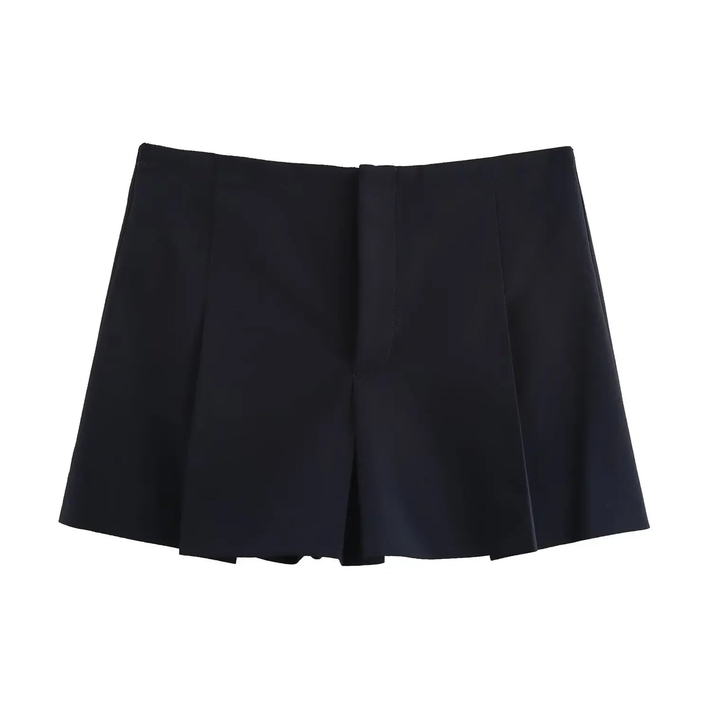 ZRWomen's Fashionable Versatile High-Waisted Slimming Plaid Shorts Skirt New Arrival Spring 2025 Commute Style