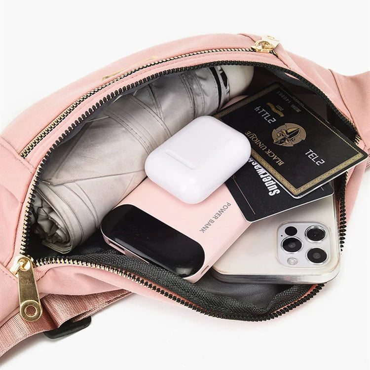 Women Waist Bags for Women Oxford Leisure Color Chest Bag Shoulder Crossbody Waist Bags Handbags Female Messenger Belt Bags