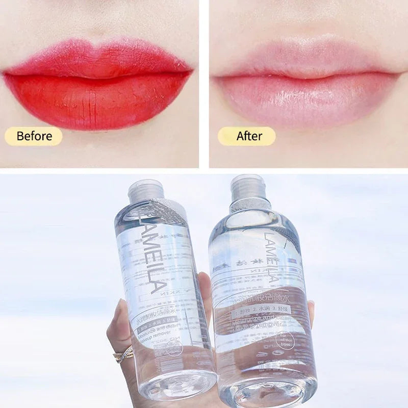 Hydrating Makeup Remover Cleanser Eye Lip Face 3in1 Cleansing Water Deep Cleansing Mild Refreshing Non-irritating Makeup Remover