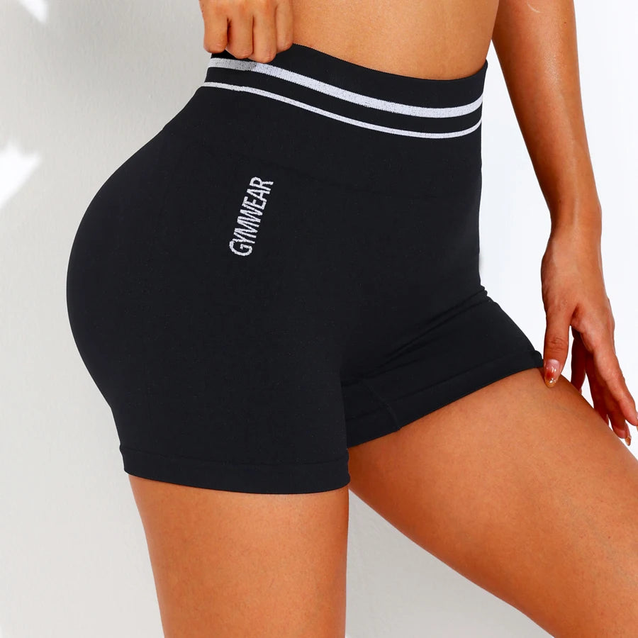 Women High Waist Yoga Shorts Workout Leggings Fitness Sportswear Gym Running Activewear Tummy Control Breathable Sports Clothing