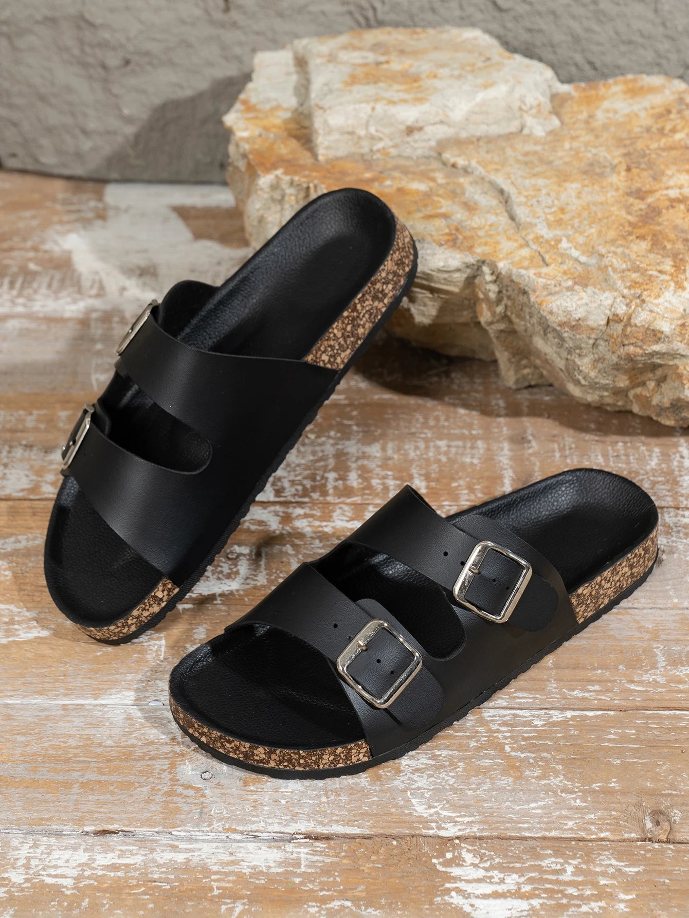 Men's Fashionable Slippers, Thick-Soled, Wear-Resistant, Waterproof, Non-Slip, Lightweight, Comfortable, Casual Sandals