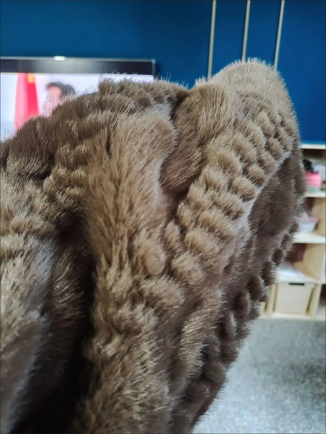 Winter Thick Warm Female Long Loose Coats Plus Size Button Fly Vintage Women's Faux Fur Outerwear Ladies X-long Dobby Fur Jacket