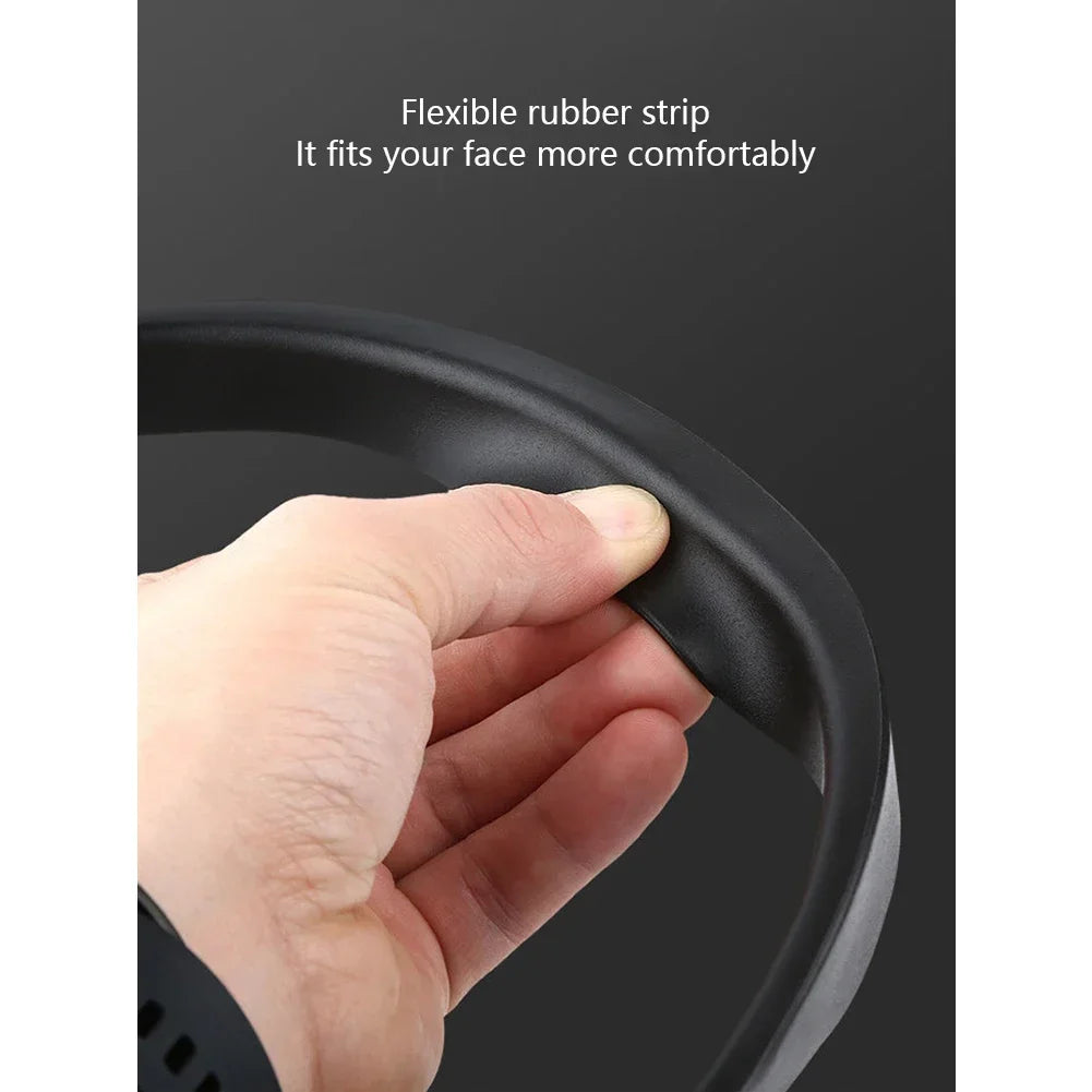 Highdefinition Protective Goggles Full Face Protection Transparent Riding Goggles Antispray Antidust Antifog And Antiwind Mask