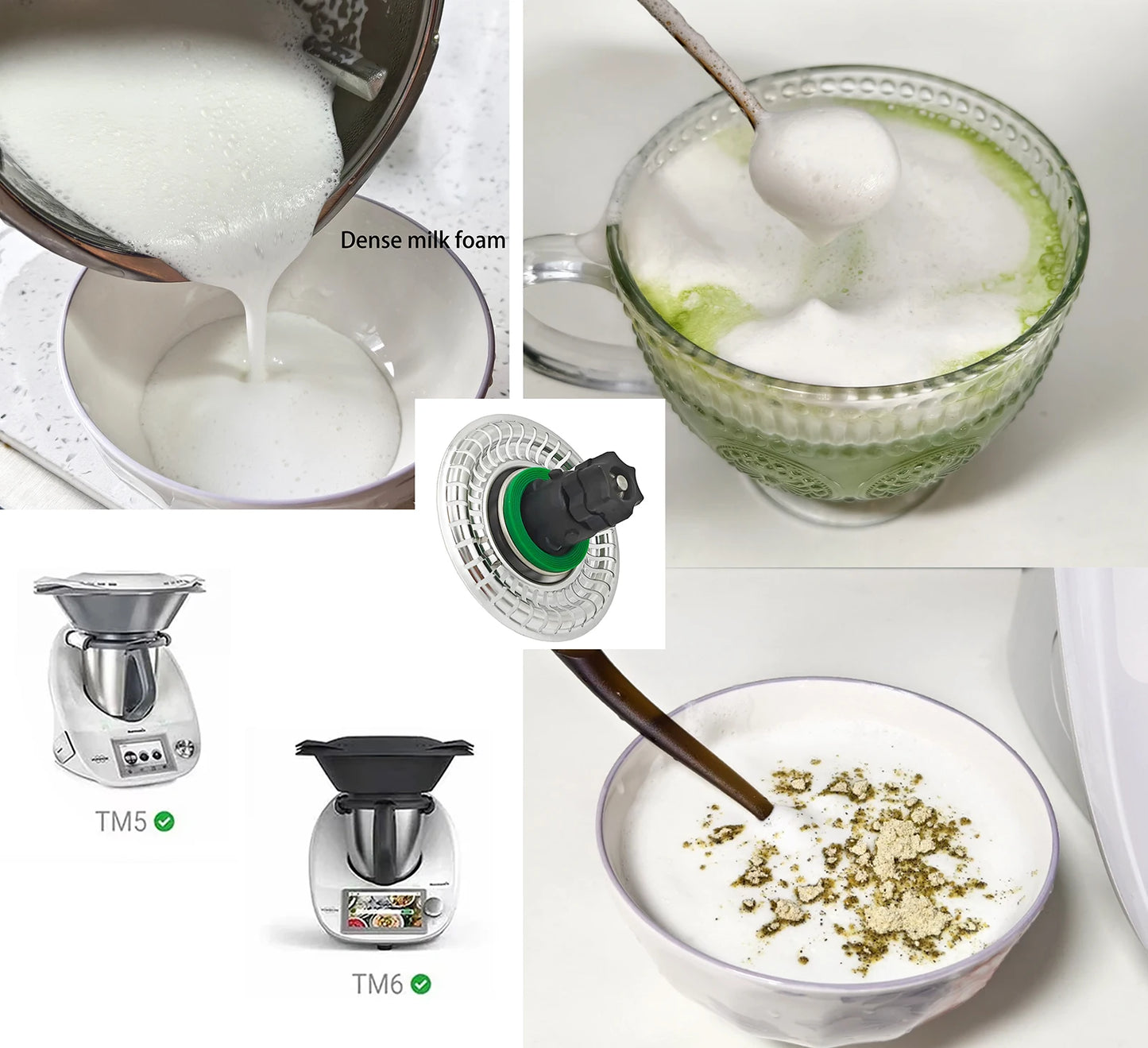 Milk Frothing Mixer for Thermomix TM5 TM6 TM7 Coffee Eggs Whisk